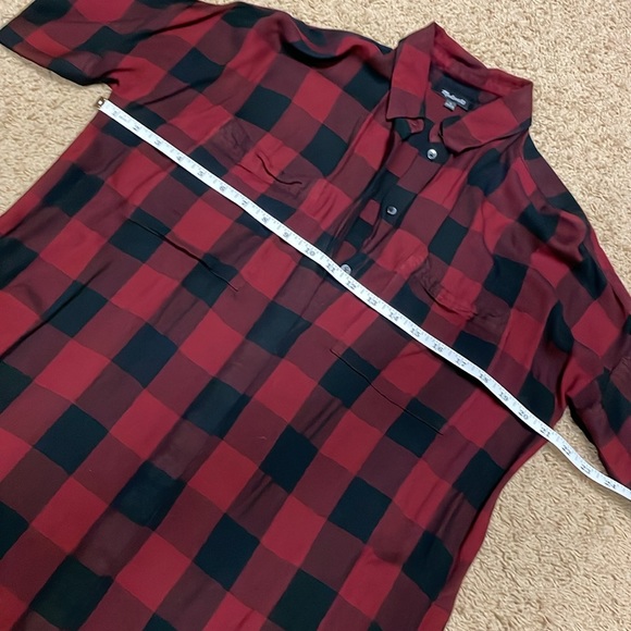Madewell plaid flannel dress - Picture 2 of 8